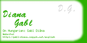 diana gabl business card